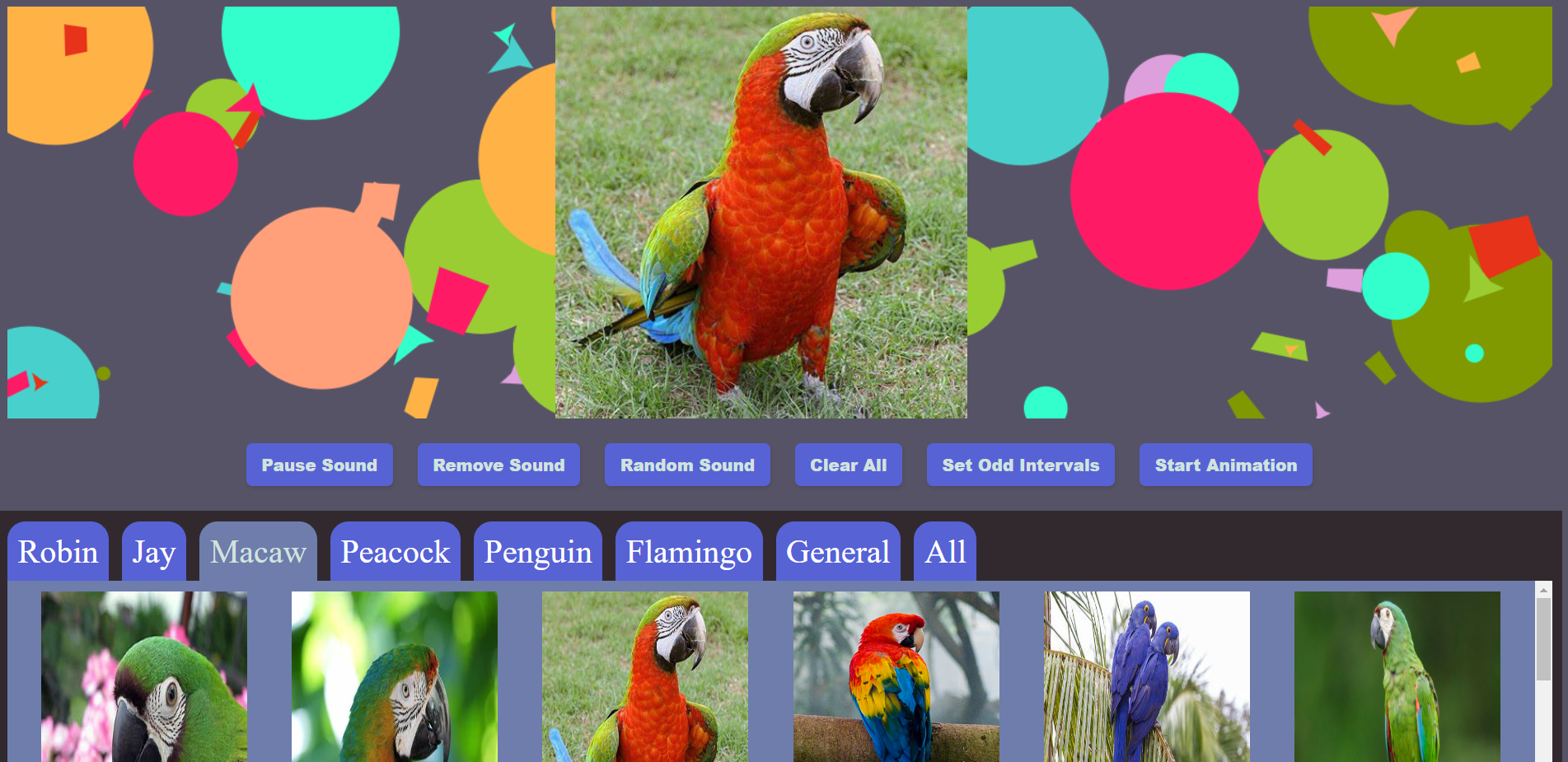 Instrument Parrot Page